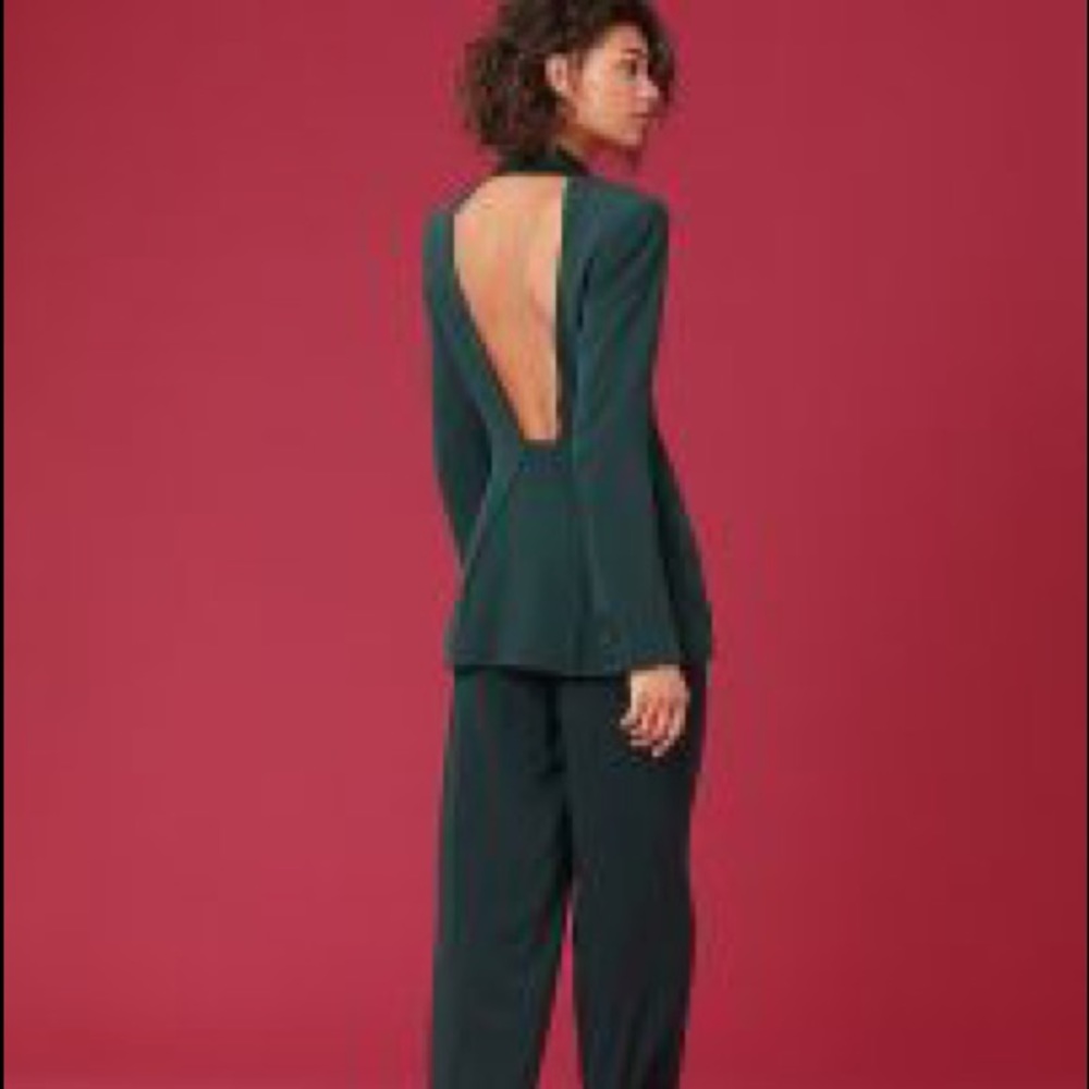 Diane von Furstenberg Collared Open back blazer